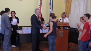 Dodjela priznanja ucenicima osnovnih skola, Foto: Karla Soric