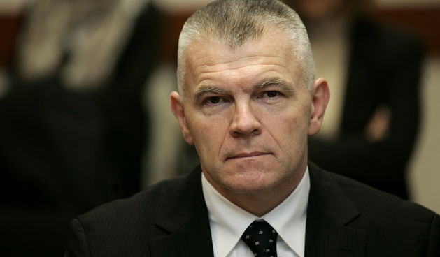 Zagreb, 081209.
Opcinski kazneni sud u Ilici. Sudjenje Vladimiru Zagorcu zbog klevete Snjezanje Siprak. Na raspravu je kao svjedok pozvan Hrvoje Petrac.
Foto: Igor Sambolec / CROPIX