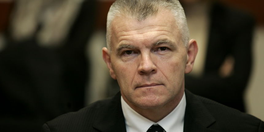 Zagreb, 081209.
Opcinski kazneni sud u Ilici. Sudjenje Vladimiru Zagorcu zbog klevete Snjezanje Siprak. Na raspravu je kao svjedok pozvan Hrvoje Petrac.
Foto: Igor Sambolec / CROPIX