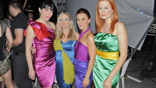 Vodice, 110611.
Obala Vladimira Natora.
Posljednja vecer CMC -a u Vodicama.
Na slici: Grupa Eni
Foto: Marija Mihic / CROPIX