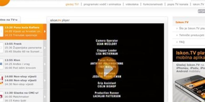 Iskon Televizija, tportal.hr