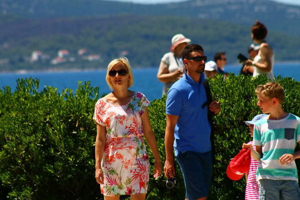 Ljetni šušur na zadarskoj rivi