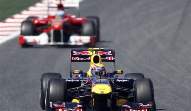 Red Bull driver Mark Webber, foto: AP Photo