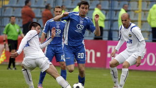 Varazdin, 080510.
Na gradskom stadionu u Varazdinu igra se 29. kolo prve HNL izmedju Varteksa i Zadra.
Na slici: Josip Golubar.
Foto: Zeljko Hajdinjak / CROPIX