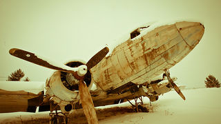 Priča zaboravljenog aviona u Otočcu, foto: Leo Banic