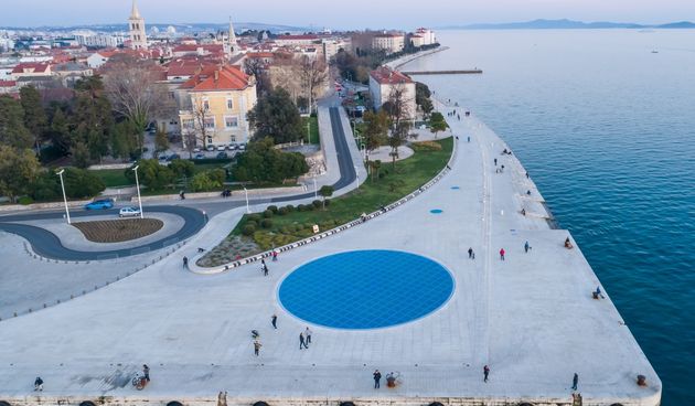 Zalazak sunca prvog dana proljeća u Zadru
