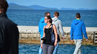 Đir po zadarskoj rivi 9. listopada 2016.