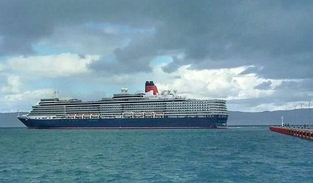 Queen Elizabeth uplovljava u Gaženicu. Foto: Danira Širinić