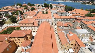 Pogled sa zvonika zadarske katedrale sv. Stošije, Foto: Dino Stanin/PIXSELL