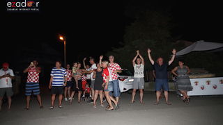 Bibinje: Navijanje za Vatrene i fešta nakon pobjede nad Engleskom