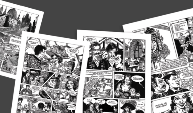 Julije Jelaska, strip