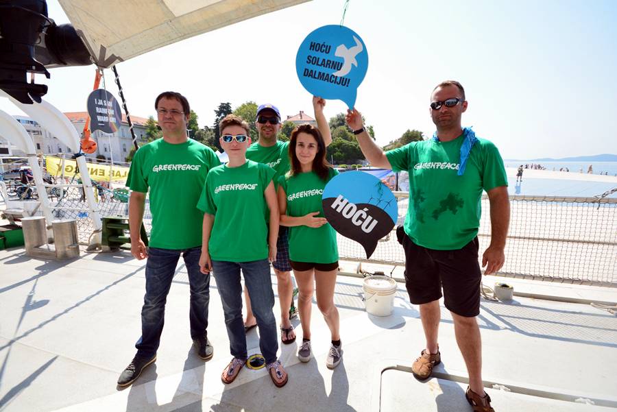 Rainbow warrior u Zadru