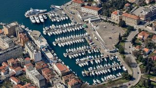 Zadar – Tankerkomercova marina u gradskoj luci. Photo: Dino Stanin/PIXSELL