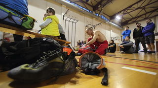 Bibinje: Županijsko natjecanje u sportskom penjanju na umjetnoj stijeni. Foto: Leo Banić
