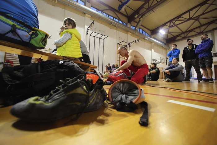 Bibinje: Županijsko natjecanje u sportskom penjanju na umjetnoj stijeni. Foto: Leo Banić