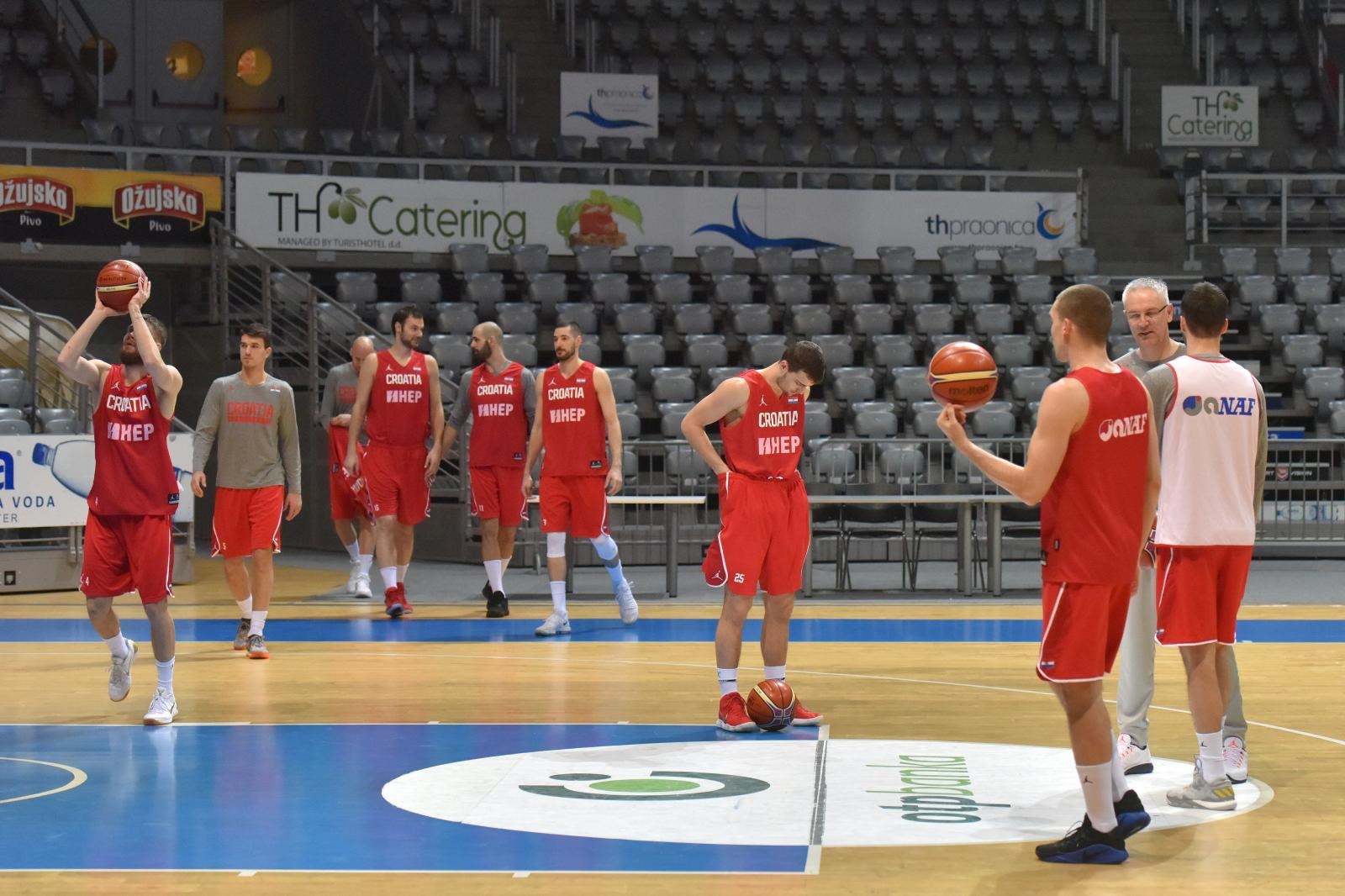 Hrvatska košarkaška reprezentacija priprema se u Krešinom domu Hrvatska košarkaška reprezentacija priprema se u Krešinom domu