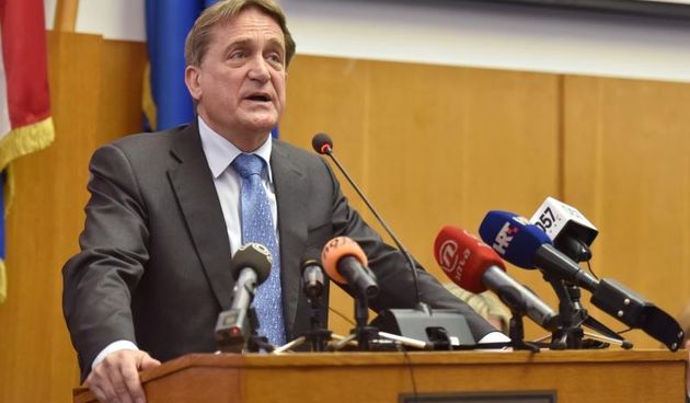 Zadar – Sjednica Gradskog vijeca Grada Zadra. Gradonacelnik Bozidar Kalmeta i zamjenik Zvonimir Vrancic. Reno Sinovcic. Joso Nekic. Danijel Kasap.Photo: Dino Stanin/PIXSELL