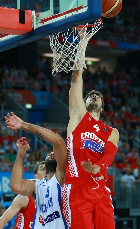 06.09.2015., Arena Zagreb, Zagreb – EuroBasket 2015., skupina C, 02. kolo, Grcka – Hrvatska. Foto: PIXSELL 06.09.2015., Arena Zagreb, Zagreb – EuroBasket 2015., skupina C, 02. kolo, Grcka – Hrvatska. Foto: PIXSELL