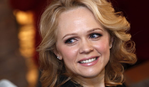 Zagreb, 170211.
Restoran Black Rock.
Press konferencija Tatiane Cameron – Tajci u organizaciji Lupa promotion povodom najave turneje najvece zvijezde pocetkom 90ih. 
Na fotografiji: Tatiana Cameron – Tajci.
Foto: Davor Pongracic / Cropix