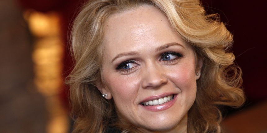 Zagreb, 170211.
Restoran Black Rock.
Press konferencija Tatiane Cameron – Tajci u organizaciji Lupa promotion povodom najave turneje najvece zvijezde pocetkom 90ih. 
Na fotografiji: Tatiana Cameron – Tajci.
Foto: Davor Pongracic / Cropix