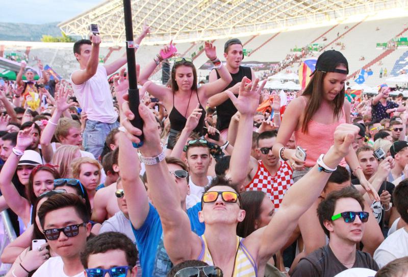 Na Poljudu je poceo najveci festival elektronske glazbe u jugoistocnoj Europi Ultra Europe. Nastupe 37 izvoðaèca iz 75 zemalja pratit ce 150 tisuca posjetitelja iz 125 zemalja. Photo: Ivana Ivanovic/PIXSELL Na Poljudu je poceo najveci festival elektronske glazbe u jugoistocnoj Europi Ultra Europe. Nastupe 37 izvoðaèca iz 75 zemalja pratit ce 150 tisuca posjetitelja iz 125 zemalja. Photo: Ivana Ivanovic/PIXSELL
