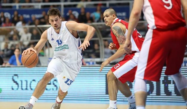 26.10.2014., Zadar – 5. kolo ABA liga, susret izmedju KK Zadar i KK Crvena zvezda Telekom u dvorani Kresimira Cosica. Josip Sobin. Photo: Filip Brala/PIXSELL