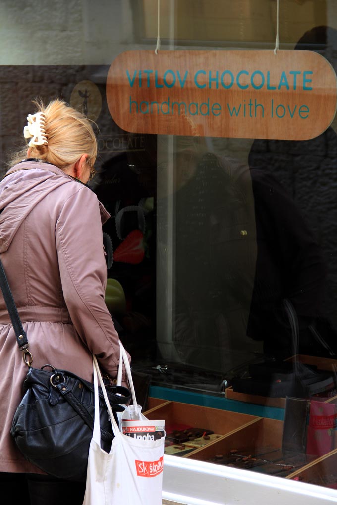 Dubravko Vitlov, otvorena prodavaonica čokolade, foto: Iva Perinčić