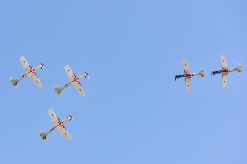 Akro skupina “Krila oluje” u novom sastavu predstavila novi letački program, Foto: Dino Stanin/PIXSELL