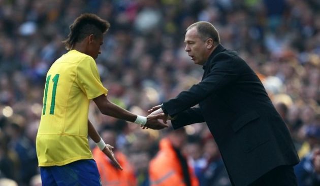 Mano Menezes i Neymar, foto: Reuters