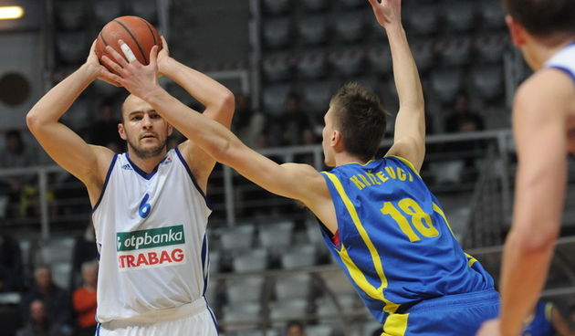 Zadar, 100112.Dvorana Kresimira Cosica. 12. kolo A1 kosarkaske lige. KK Zadar – KK Krizevci.Na fotografiji: Ive Ivanov (6).Foto: Luka Gerlanc / CROPIX