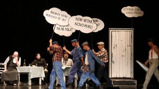 Rijeka – U Hrvatskom kulturnom domu na Susku odrzana je pretpremijera prvog mjuzikla na cakavskom dijalektu Susak, Susak. Photo: Goran Kovacic/PIXSELL Rijeka – U Hrvatskom kulturnom domu na Susku odrzana je pretpremijera prvog mjuzikla na cakavskom dijalektu Susak, Susak. Photo: Goran Kovacic/PIXSELL