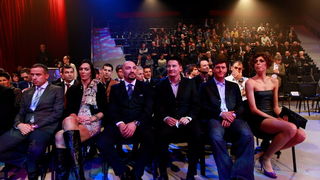 Zagreb, 261210.
HTV, studio Anton Marti, Prisavlje BB.
59. izbor sportasa 2010. godine u organizacij Sportskih novosti.
Foto: Ronald Gorsic / CROPIX