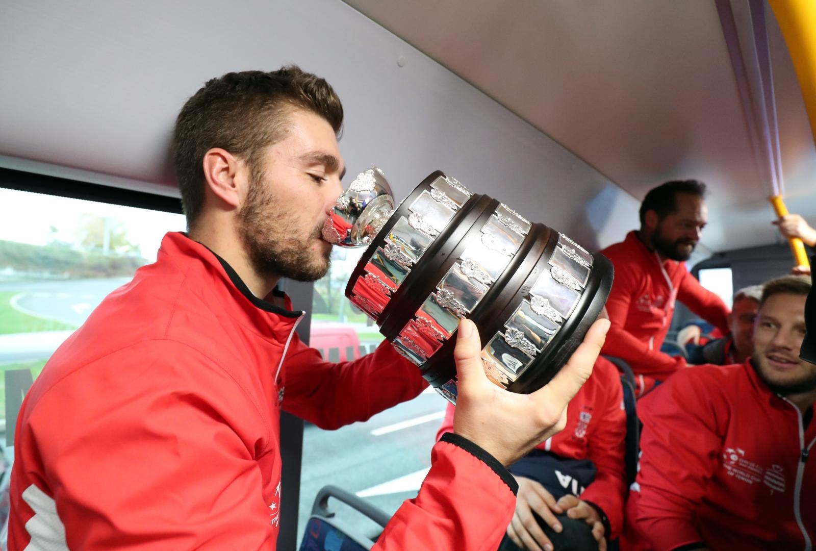 Davis Cup reprezentativci se vratili u Hrvatsku