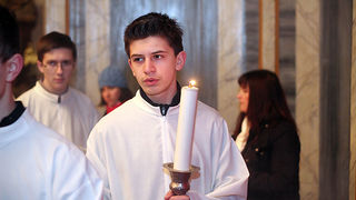 Crkva Sv. Šime : Svečana proslava Svijećnice (foto:Saša Čuka)