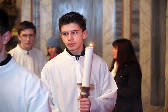 Crkva Sv. Šime : Svečana proslava Svijećnice (foto:Saša Čuka)