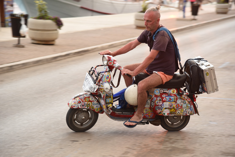 Vespaši zauzeli Biograd, foto: Vinko Pešić