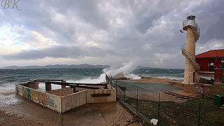 Jugo u Zadru 29. ozujka 2009. (Foto: Boris Kacan)