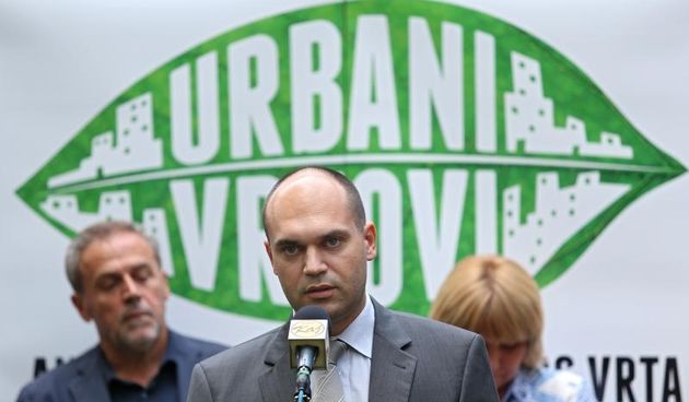 Zagreb – Konferencija za novinare povodom predstavljanja projekta Urbani vrtovi Zagreba. Na konferenciji su predstavljene glavne prednosti projekta Urbani vrtovi Zagreba u sklopu kojeg se uredjuju dugo zeljene zelene oaze u gradu koje su namijenjene zajed