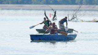 Na Preloskoj Marini odrzana tradicionalna utrka starih ladji, Lov na labudje pero. Photo: Vjeran Zganec Rogulja/PIXSELL Na Preloskoj Marini odrzana tradicionalna utrka starih ladji, Lov na labudje pero. Photo: Vjeran Zganec Rogulja/PIXSELL