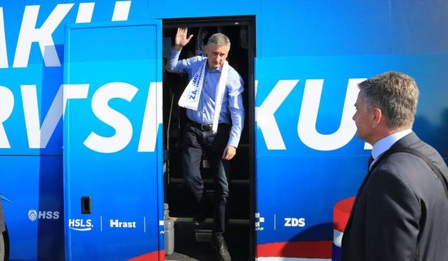 Odrzan skup Domoljubne koalicije za IX. izbornu jedinu. Tomislav Karamarko. Photo: Dusko Jaramaz/PIXSELL