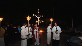 Bibinje: Održana tradicionalna procesija Velikog Petka. Foto: Leo Banić
