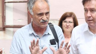 Prosvjedni skup radnika Vodovoda koji traže veće plaće