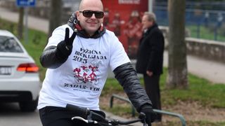 Branimirova obala: Start tradicionalne Božićne biciklijade Zadar-Vir. Foto: Dino Stanin/PIXSELL