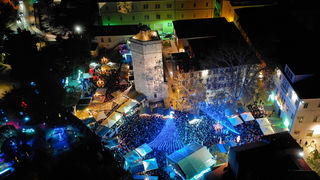 Pogled iz zraka: Svečano otvorenje manifestacije “Advent u Zadru”