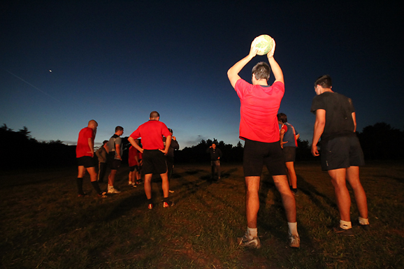 Trening zadarskih ragbijaša u Zemuniku (foto:Saša Čuka)