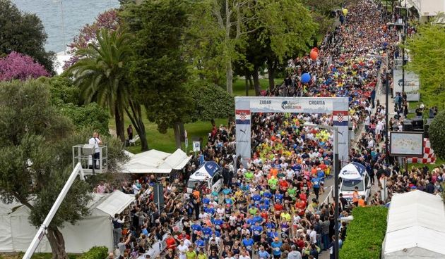 Zadar: Start najbrojnije svjetske utrke Wings For Life World Run, Photo: Dino Stanin/PIXSELL