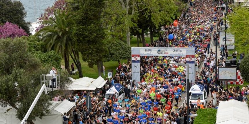 Zadar: Start najbrojnije svjetske utrke Wings For Life World Run, Photo: Dino Stanin/PIXSELL