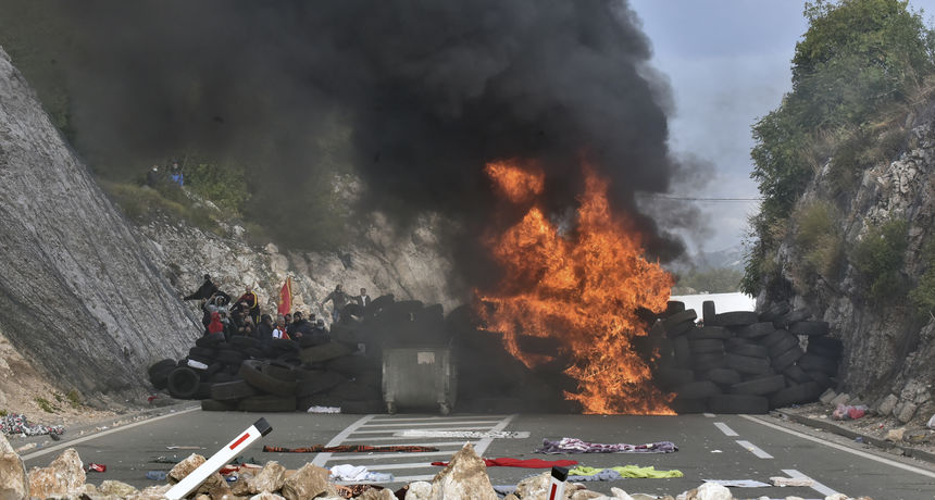 Prosvjedi u Crnoj Gori