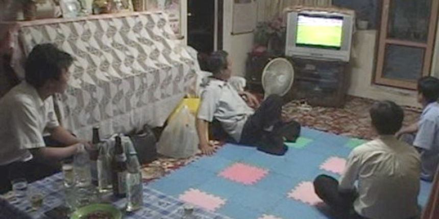 Relatives of the North Korean World Cup goalkeeper Ri Myong Guk watch the World cup soccer match against Portugal live at home in Pyongyang Monday June 21, 2010. North Korean state television aired full live coverage of the team’s 7-0 World Cup loss to Relatives of the North Korean World Cup goalkeeper Ri Myong Guk watch the World cup soccer match against Portugal live at home in Pyongyang Monday June 21, 2010. North Korean state television aired full live coverage of the team’s 7-0 World Cup loss to