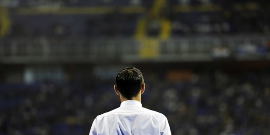 Zagreb, 140911.Stadion Maksimir. Nogometna utakmica 1. kola Lige prvaka, skupine D izmedju Dinama i Real Madrida. Na slici: Kruno Jurcic prije utakmice.Foto: Boris Kovacev / CROPIX